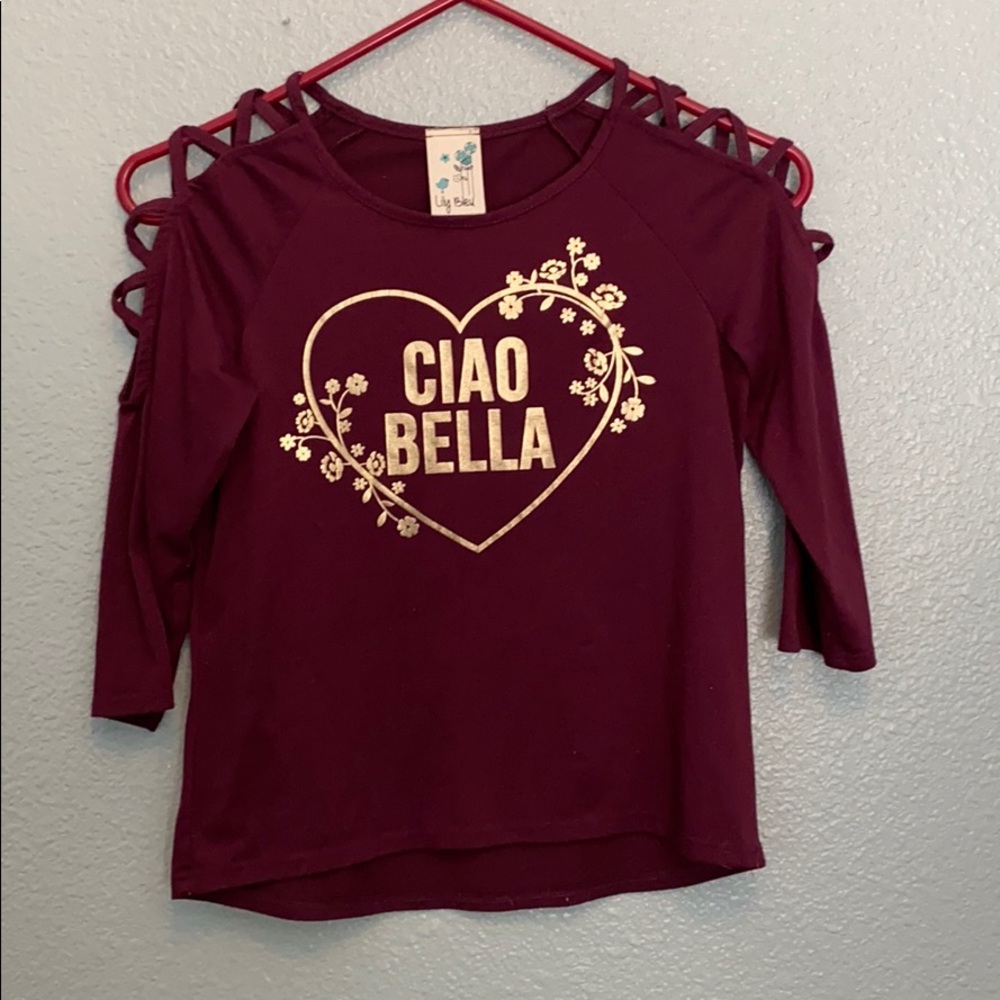 Cute blouse quarter sleeve
